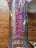 Personalized Clear Bottle