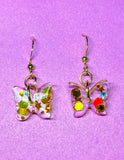 Small butterfly earrings