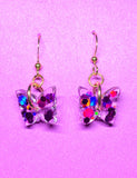 Small butterfly earrings