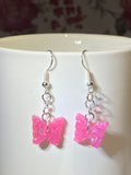 Small butterfly earrings