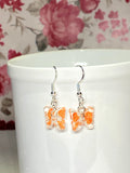 Small butterfly earrings