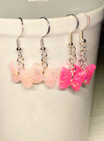 Small butterfly earrings