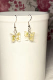 Small butterfly earrings