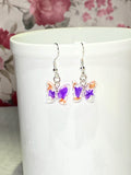 Small butterfly earrings