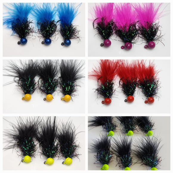 Large Chenille Steelhead Trout Jigs