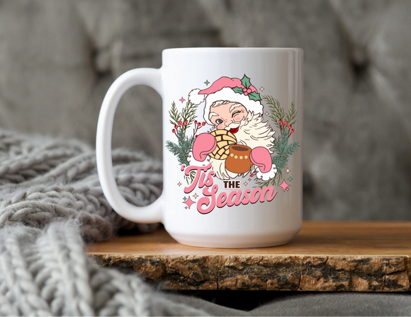 Tis the season pan dulce mug