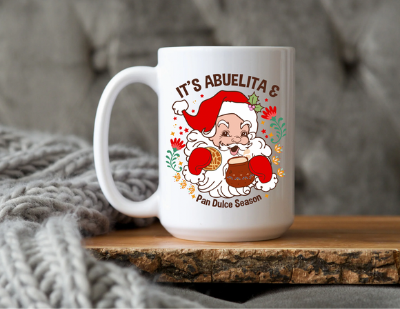 Its abuelita and pan dulce season mug