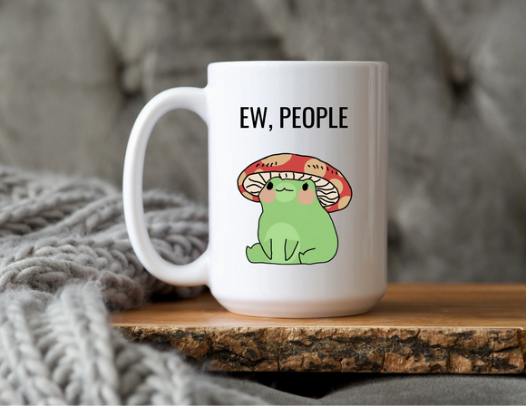 Ew, people frog mug