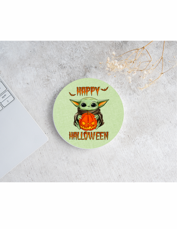 Happy Halloween Green Coaster