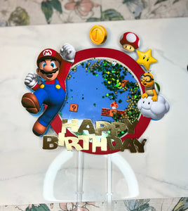 Mario Shaker Cake Topper