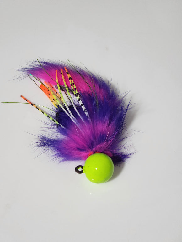 Chartreuse Pink  Purple