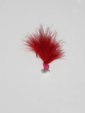 White Glow Cerise Bead