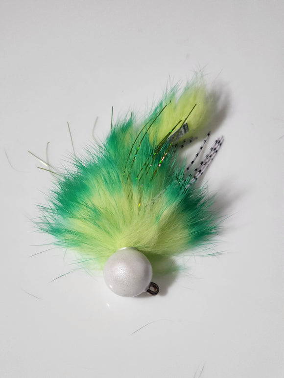 Pearl White chartreuse