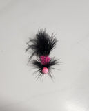 Glow hot pink/ Black cerise