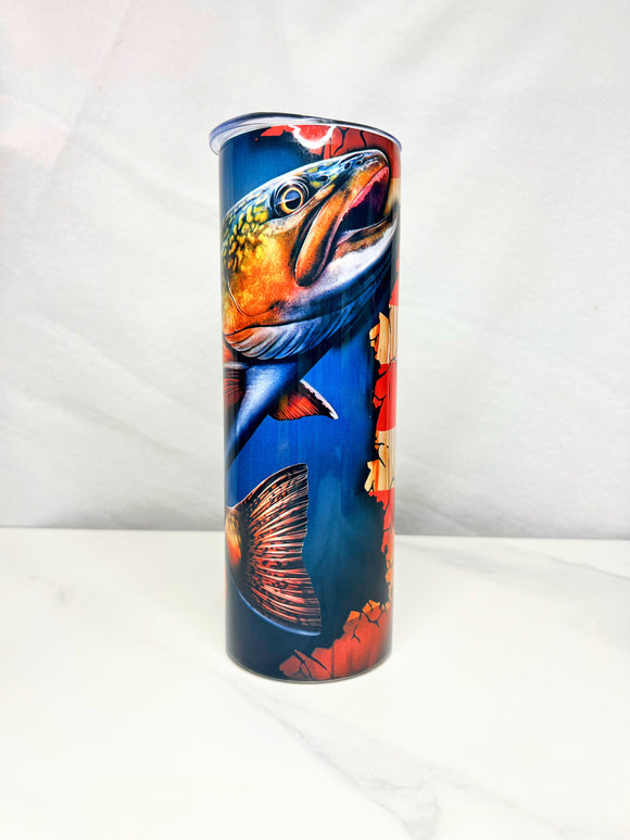 Rainbow Trout Fish Tumbler