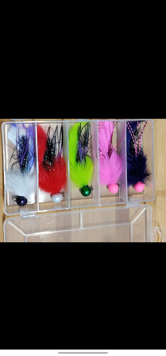 5 Pk twitching jigs #3