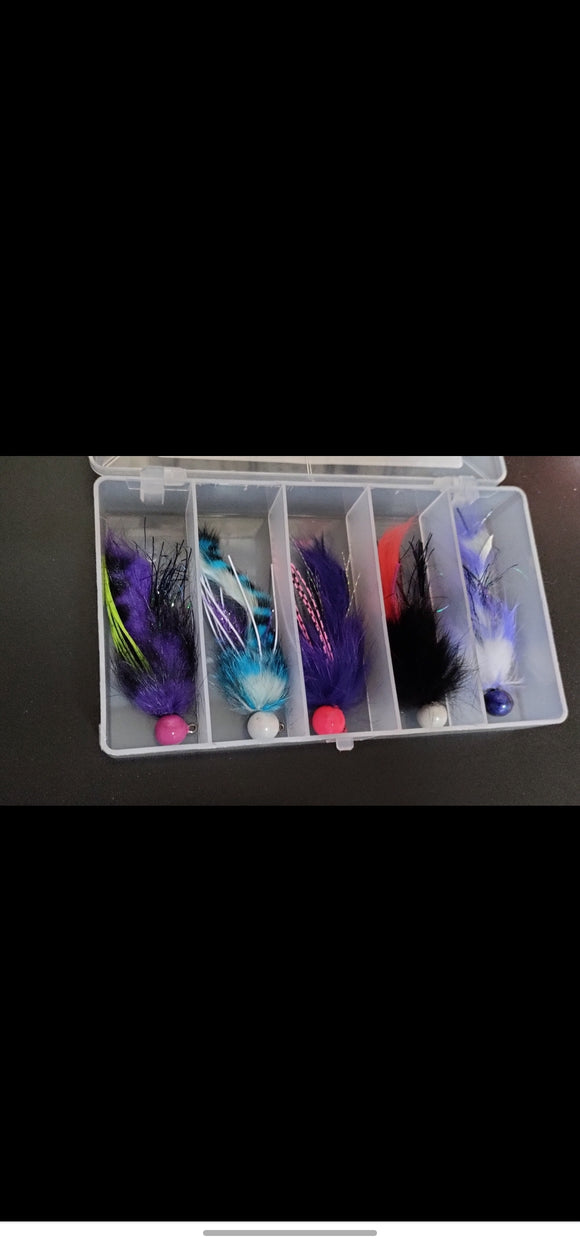 5 Pk twitching jigs #2