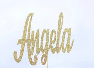 Name Only Cake Topper (No design)