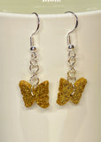 Small butterfly earrings